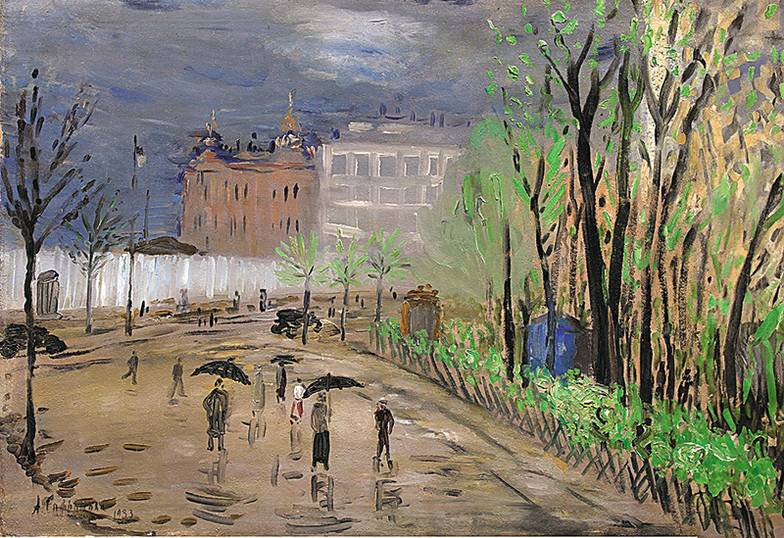 предоставлено Музеем русского  импрессионизма Костяк группы сложился в редакции газеты «Гудок» 1920-х годов в беседах трех иллюстраторов: Владимира  Милашевского, Николая Кузьмина и Даниила Дарана