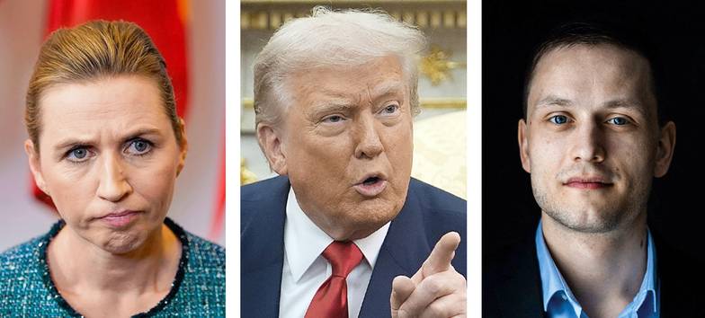 AP PHOTO/EVAN VUCCI Премьер-министр Дании Метте Фредериксен решительно отвергла притязания президента США Дональда Трампа на Гренландию. Не поддерживают уход под крыло США и  сами островитяне. Нынешний премьер Гренландии Йенс-Фредерик Нильсен (справа) — сторонник постепенного движения к независимости