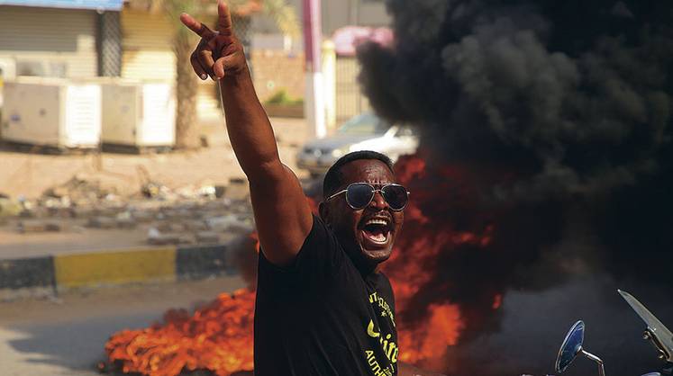 Судан в огне