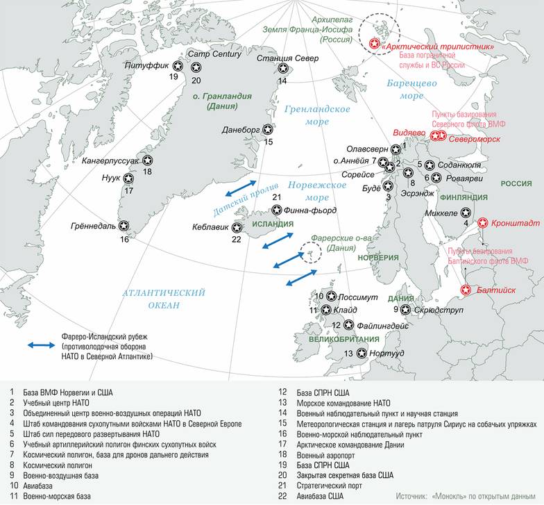 САША ВОЛЬСКИЙ Военно-стратегические объекты в Северной Атлантике