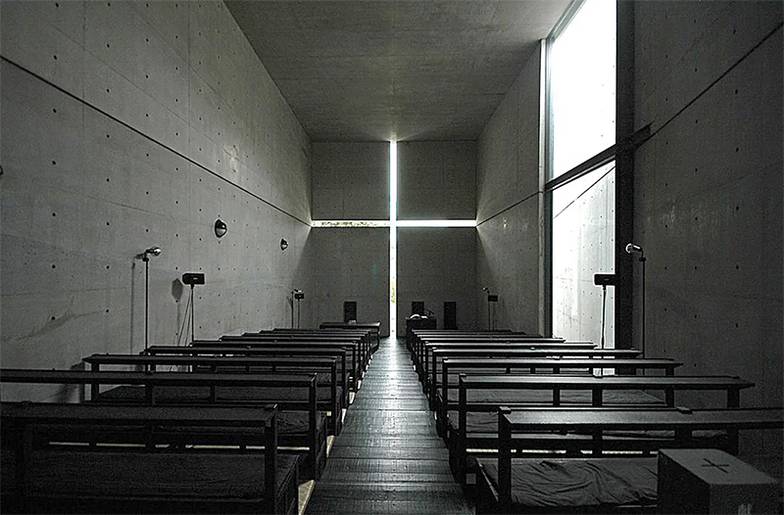  Тадао Андо. Церковь Света. Осака, Япония