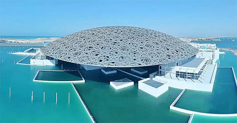  Жан Нувель. Купол Лувра в Абу-Даби, ОАЭ