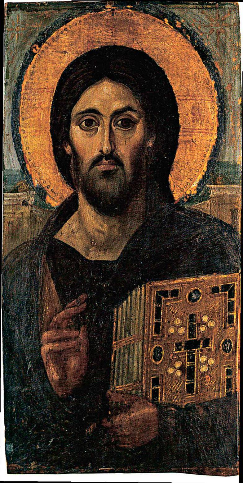  Византийская икона из монастыря Св. Катерины. Синай. VI век