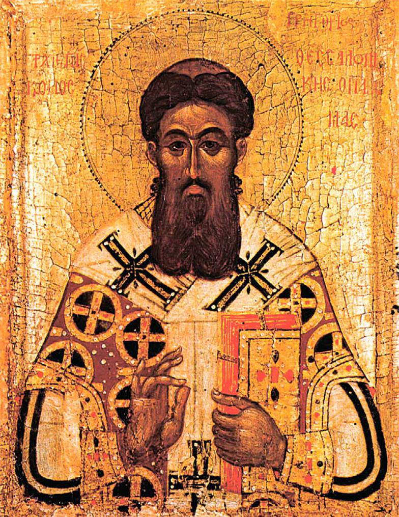  Григорий Палама. Икона XIV века