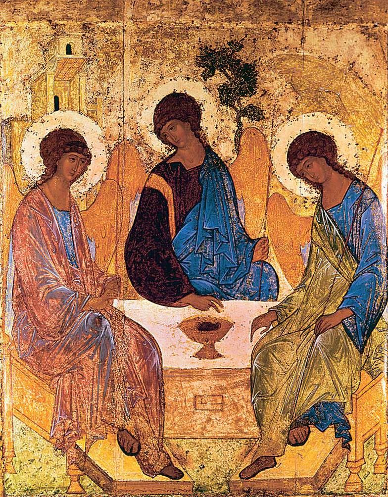  «Троица» Андрея Рублева, предположительно 1422 г.