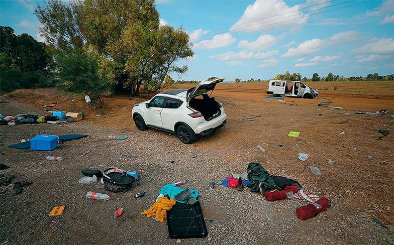 EPA/ATEF SAFADI Во время атаки на музыкальный фестиваль Nature Party в кибуце Реим погибли не менее 260 человек