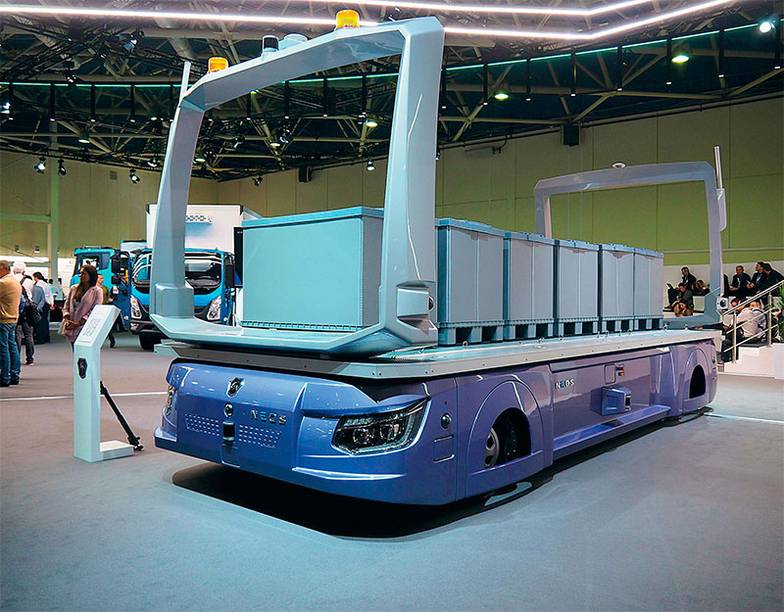 Олег Сердечников Концептуальная беспилотная платформа ГАЗ Neos имеет электрический привод, грузоподъемность до 1,2 тонны и запас хода до 120 км