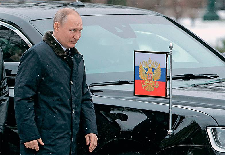 МИХАИЛ МЕТЦЕЛЬ/ТАСС Инаугурация президента 7 мая 2018 года: первое появление автомобиля Aurus на публике