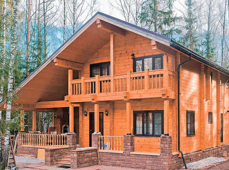  Удешевление древесины делает более доступными дома из клееного бруса