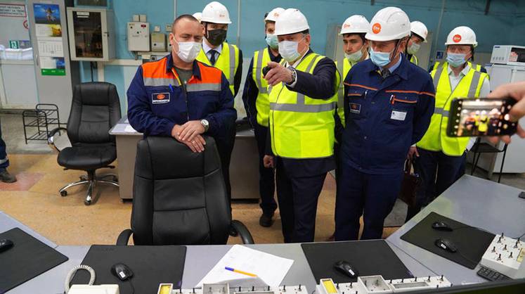 Министр энергетики РФ Николай Шульгинов посетил предприятие En+ Group в Ангарске