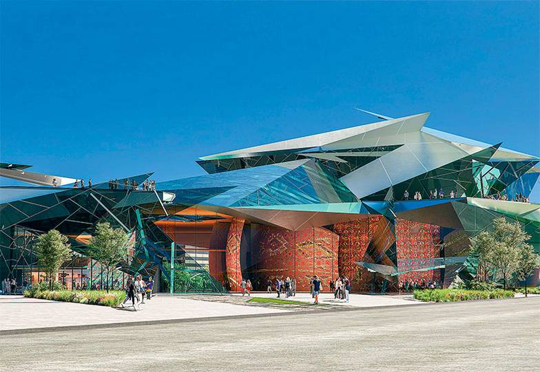 АРХИВ ПРЕСС-СЛУЖБЫ Проект нового здания Театра имени Камала — образец современной архитектуры с достаточно агрессивными ломаными формами