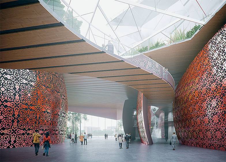 АРХИВ ПРЕСС-СЛУЖБЫ Связь с местными культурными кодами в новом театре планируется отразить через орнаменты в интерьерах