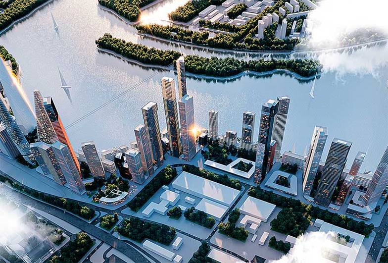  Чтобы добиться высокой плотности застройки, девелоперу «Ривер Парка Южный» придется ставить небоскребы близко друг к другу