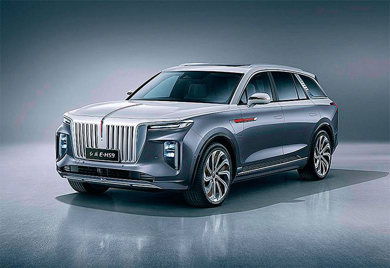 ПРЕДОСТАВЛЕНО КОМПАНИЕЙ HONGQI Атака на премиум-сегмент: марка Hongqi претендует на замещение в России «Мерседесов». На фото: флагманский полностью электрический внедорожник E-HS9, который предлагается в салонах по цене от 9,5 млн рублей
