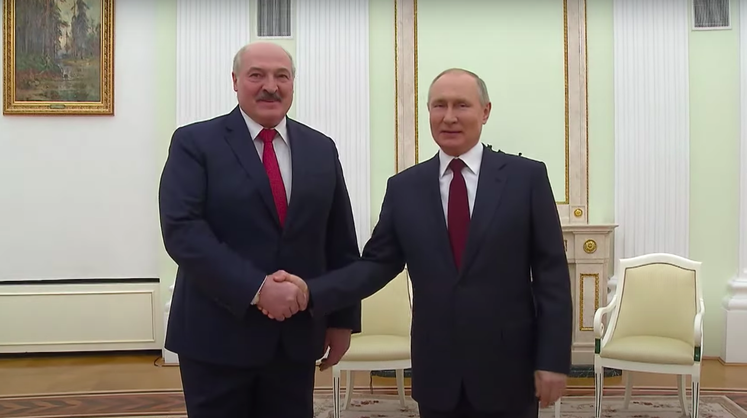 Завершились переговоры Путина и Лукашенко