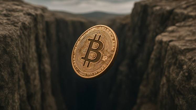 Биткоин потерял годовой рост всего за месяц