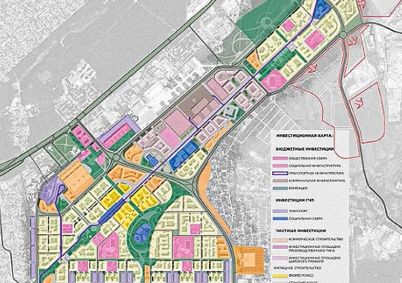 СЕРГЕЙ ТРУХАЧЕВ Инвестиционная карта из концепции освоения старого аэропорта Южного градостроительного центра