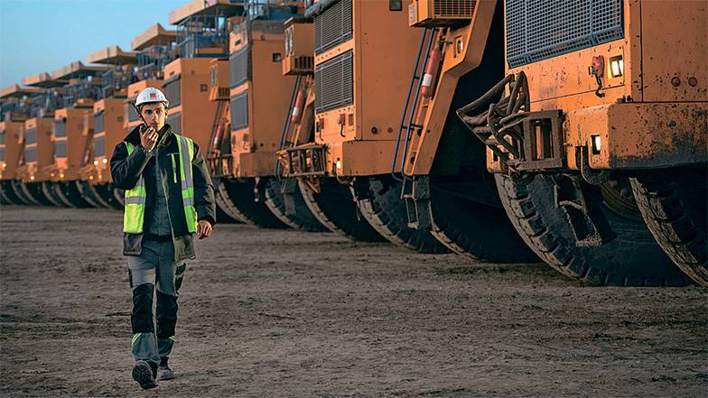 ПРЕДОСТАВЛЕНО ПРЕСС-СЛУЖБОЙ ООО «ВГК» Компания планирует перевести на электричество парк большегрузных карьерных самосвалов