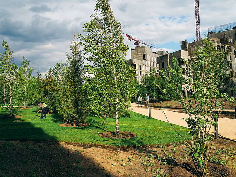 ОЛЕГ СЕРДЕЧНИКОВ Ресурсов Сбербанка хватает, чтобы уже на ранней стадии строительства проекта начать создавать на территории парковые зоны