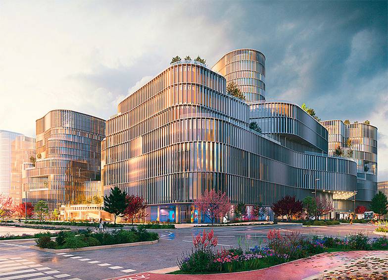 СБЕРСИТИ Флагманский офис для компаний экосистемы Сбера будет иметь бионическую форму