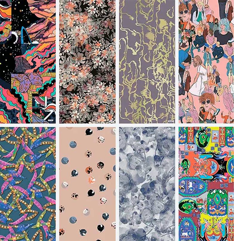 Solstudio Характерная черта принтов от Solstudio — хаотичность, порывистость