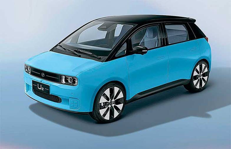  «Атом» еще в чертежах, а китайцы уже представили его прямого конкурента, Jiangnan U2 длиной 3,84 и базой 2,51 м, моторами на выбор 75 или 109 сил и типовым дизайном (не исключено, что работы той же Torino Design, что «рисовала» челнинскую машину)