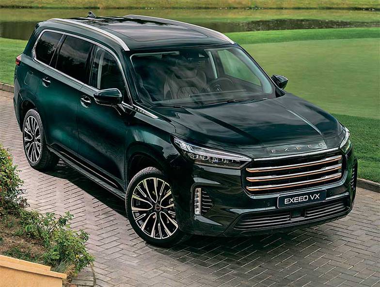 ПРЕДОСТАВЛЕНО КОМПАНИЕЙ EXEED Exeed VX President Limited Edition — последняя новинка китайского бренда для России, которая появилась в октябре по цене от 5,6 млн рублей