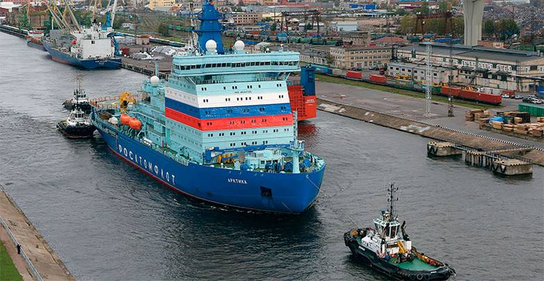 ВАЛЕНТИН ЕГОРШИН/ТАСС Атомные ледоколы проекта 22220 — основа арктического флота России