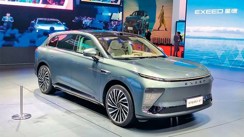 Алексей Грамматчиков Концепт электрического кроссовера Exeed Sterra ET имеет запас хода 700 км, а пяти минут зарядки хватит на 150 км