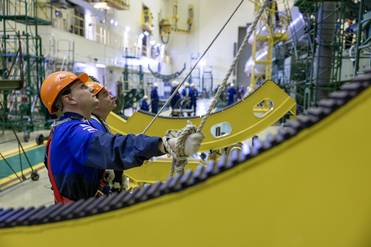 Роскосмос Медиа/Артём Пылаев В МИК 31-й площадки Байконура