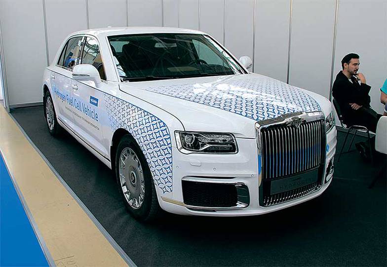  Водородный Aurus имеет запас хода до 600 км от одной заправки