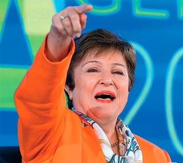 P PHOTO/JOSE LUIS MAGANA Директор-распорядитель МВФ Кристалина Георгиева