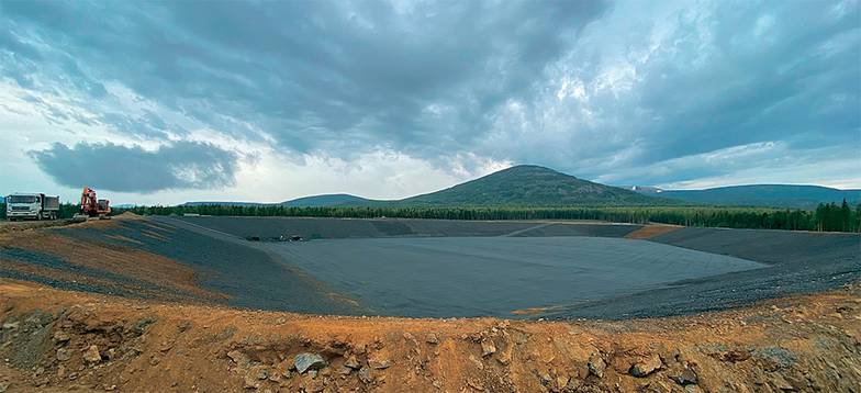 УГМК Пруд-накопитель очистных сооружений Ново-Шемурского месторождения
