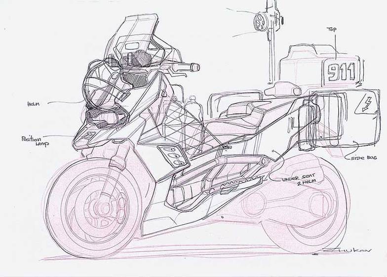 BMW Motorrad А таким C400 задумывал Евгений, многофункциональным и много чего способным нести как «в недрах», так и «на внешних подвесках»