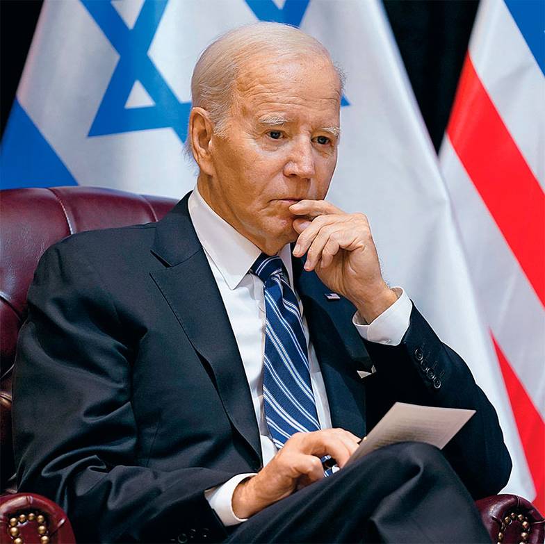 TASS Джо Байден во время визита в Израиль