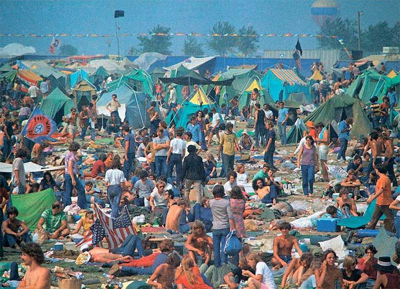 AP PHOTO Рок-фестиваль в Миддлтауне, США, 1970 год