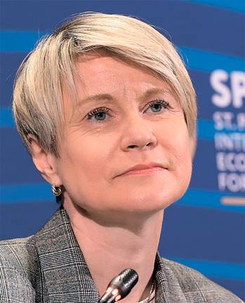 ВЯЧЕСЛАВ ПРОКОФЬЕВ/ТАСС Руководитель фонда «Талант и успех», сопредседатель ОНФ Елена Шмелева