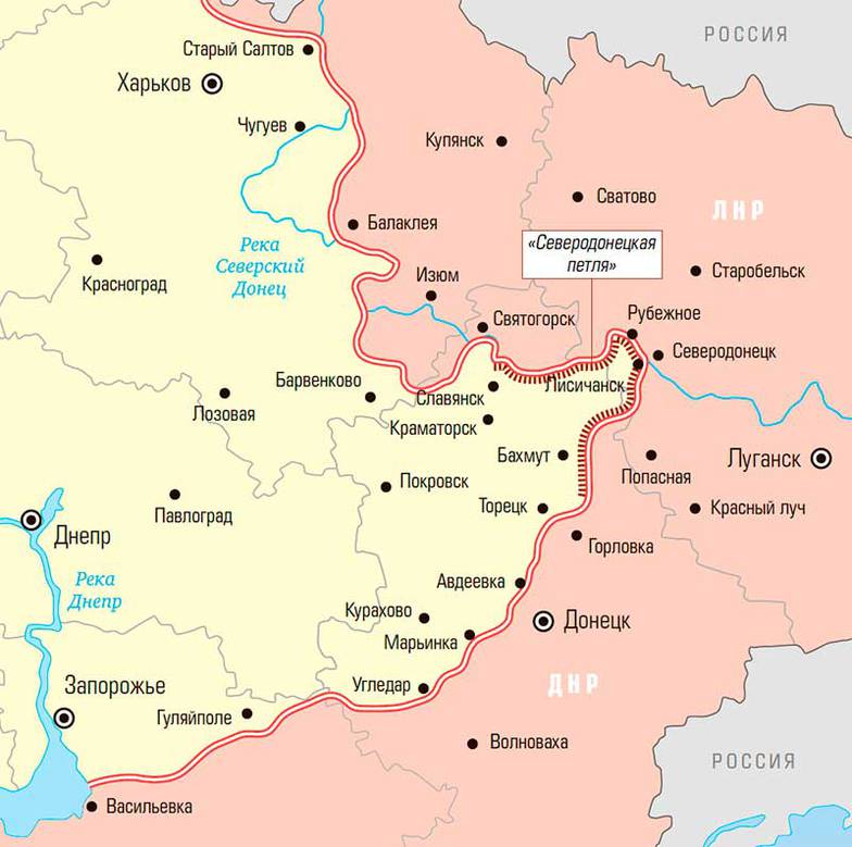 Минобороны РФ, пресс-центры ЛДНР, открытые данные Специальная военная операция на Украине. Восток. 24.06.2022