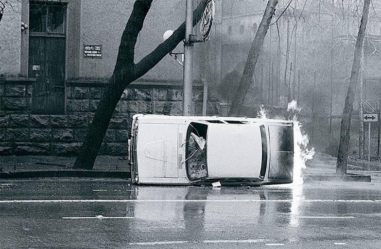 ФОТОХРОНИКА ТАСС Беспорядки в Душанбе (Таджикская ССР, 13 февраля 1990 года)