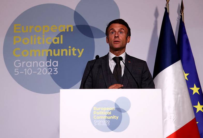 AP Photo/Fermin Rodriguez Президент Франции Эммануэль Макрон