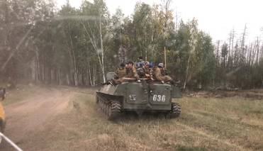 Фото предоставлено добровольцами «Когда идет большой верховой пожар, рвы не помогают. Здесь в основном все решает техника и встречный огонь»