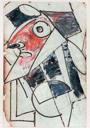 ПРЕДОСТАВЛЕНО ПРЕСС-СЛУЖБОЙ МУЗЕЯ AZ Анатолий Зверев. Супрематическая фигура, 1950-е