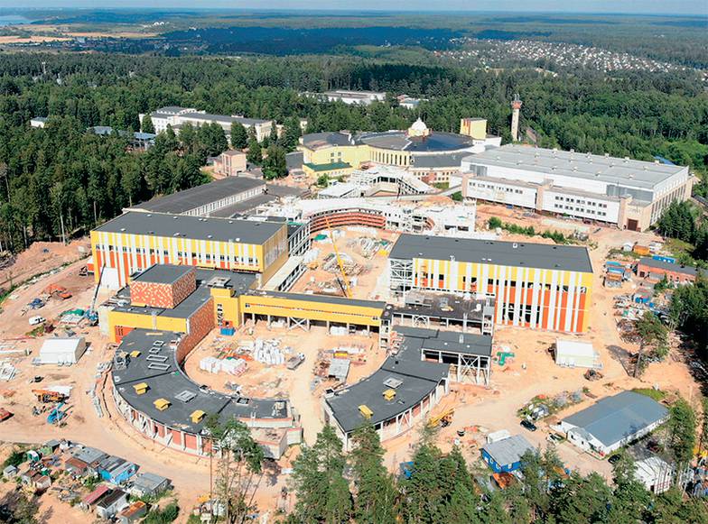 ОИЯИ Строительная площадка коллайдера NICA