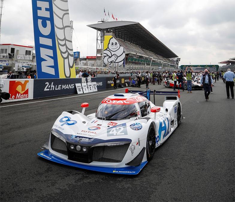 фото предоставлено компанией Michelin в России. Гоночный прототип на водородных топливных элементах 