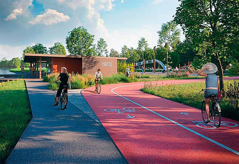  Благоустройство национального велосипедного маршрута «Вело2»