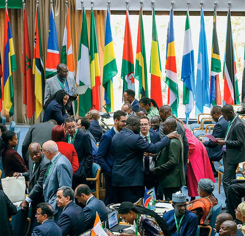 EPA/DANIEL IRUNGU Совещание глав стран Африканского союза, июль 2023 года