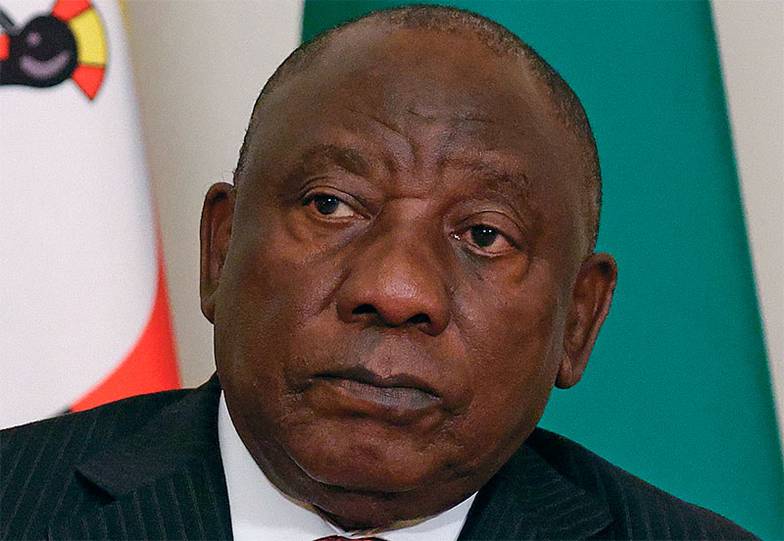 СЕРГЕЙ БОБЫЛЕВ/ТАСС Президент ЮАР Сирил Рамафоса