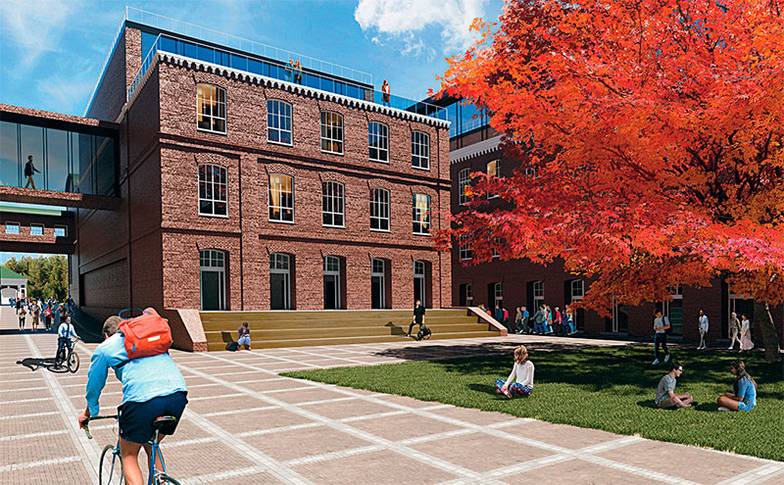  Вид на Технопарк с лабораториями