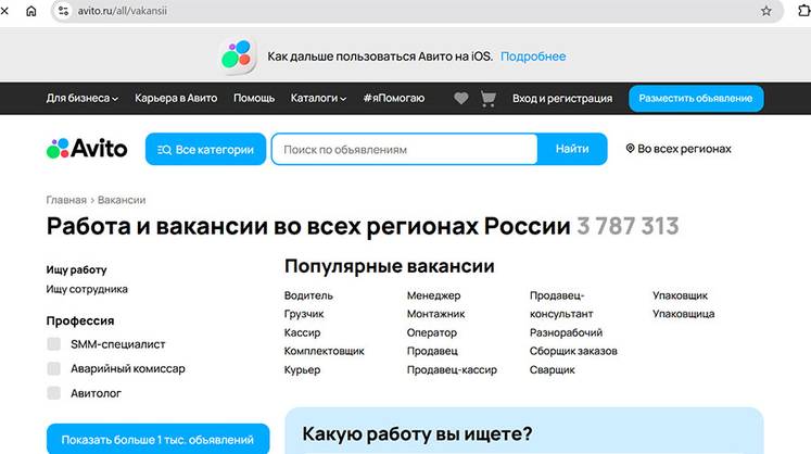 Авито Работа: летом спрос на специалистов по посадке и сбору урожая вырос  на 91% за год