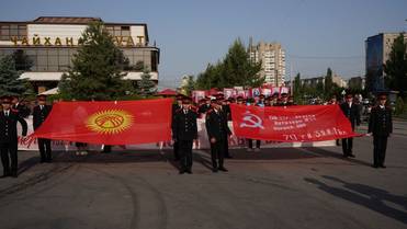 Аллан Ранну 9 мая 2023 в столице Киргизии Бишкеке